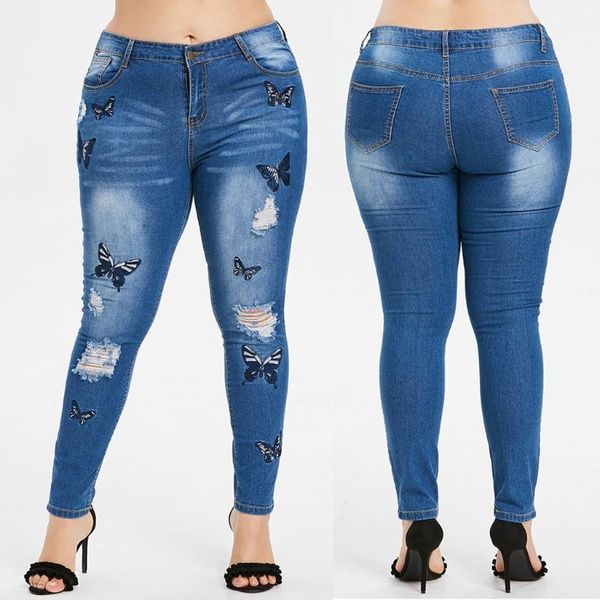 women's winter high waist plus size hole embroidery printed pockets jeans dropshipping leisure work man woman winter1, Blue
women's winter high waist plus size hole embroidery printed pockets jeans dropshipping leisure work man woman winter1, Blue