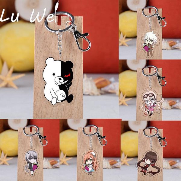 anime keychains dangan ronpa danganronpa v3 keychain accessories pendant monokuma black and white bear cosplay acrylic key ring, Silver
anime keychains dangan ronpa danganronpa v3 keychain accessories pendant monokuma black and white bear cosplay acrylic key ring, Silver