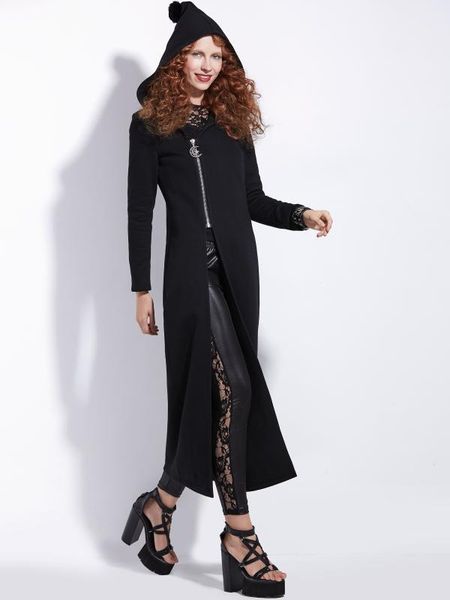 women's trench coats women long coat hooded black gothic fashion outerwear spring zipper high split slim ladies goth street casual over, Tan;black
women's trench coats women long coat hooded black gothic fashion outerwear spring zipper high split slim ladies goth street casual over, Tan;black