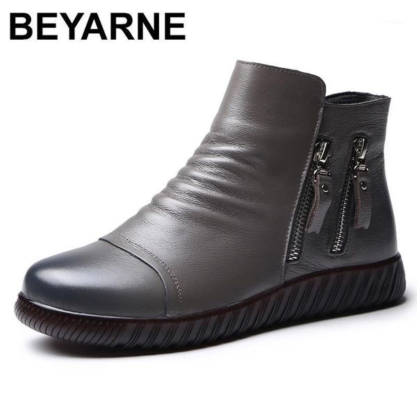 beyarne winter vintage warm genuine leather ankle boots for ladies flat low heel zipper decoration plush spring flat boots women1, Black
beyarne winter vintage warm genuine leather ankle boots for ladies flat low heel zipper decoration plush spring flat boots women1, Black