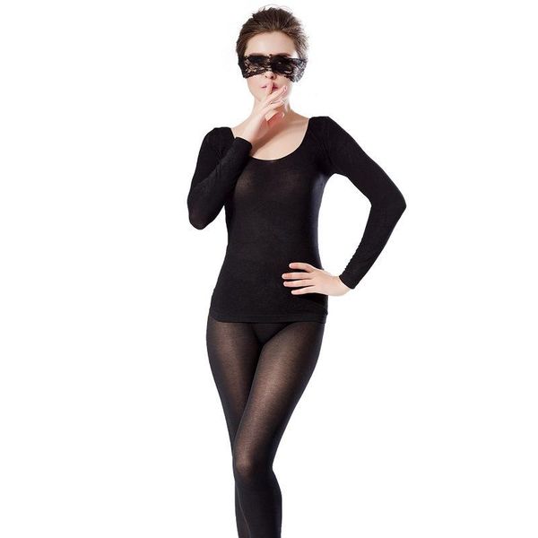 women's thermal underwear women ultra thin and light good elasticity shaped set long johns, Black;pink
women's thermal underwear women ultra thin and light good elasticity shaped set long johns, Black;pink