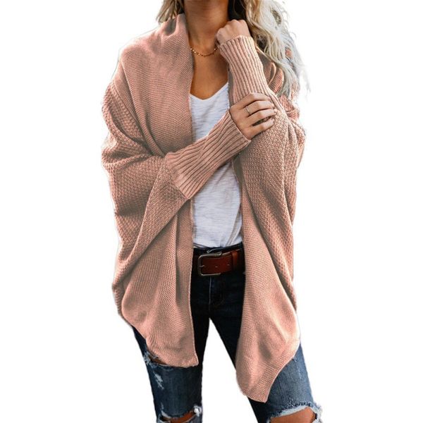 2021 new style for fall and winter big cardigan sweater dress casual bat jacket uym9, White;black
2021 new style for fall and winter big cardigan sweater dress casual bat jacket uym9, White;black