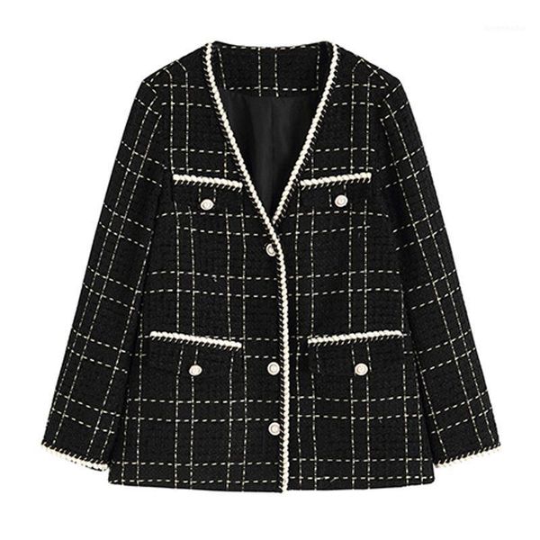 perhaps u women black tweed o neck short jacket spring autumn winter long sleeve pocket button vintage elegeant pocket c02121, Black;brown
perhaps u women black tweed o neck short jacket spring autumn winter long sleeve pocket button vintage elegeant pocket c02121, Black;brown