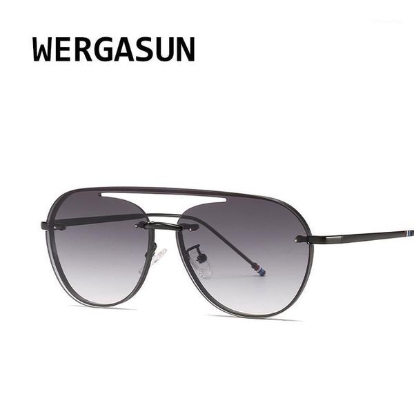 wergasun new fashion rimless sunglasses women luxury oversized sun glasses for men twin beam vintage retro sunglass uv4001, White;black
wergasun new fashion rimless sunglasses women luxury oversized sun glasses for men twin beam vintage retro sunglass uv4001, White;black