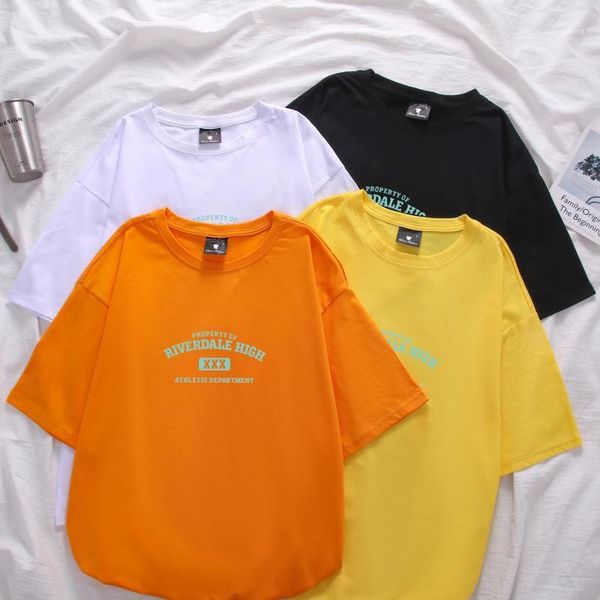 men's t-shirts kpop fashion t-shirt harajuku hip hop loose short sleeve couple clothing casual letter print 100% cotton homme1, White;black
men's t-shirts kpop fashion t-shirt harajuku hip hop loose short sleeve couple clothing casual letter print 100% cotton homme1, White;black