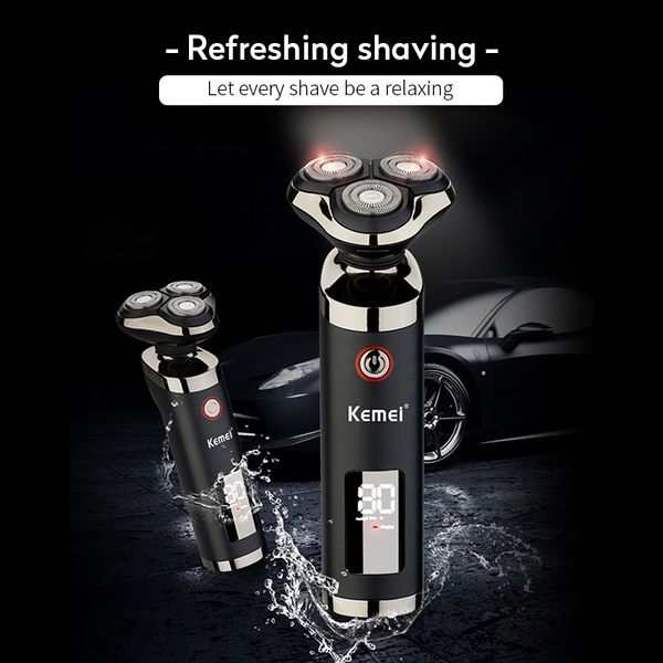 usb rechargeable shaver beard razor waterproof triple blade 3d floating electric shaving razors lcd men face beard trimmer
usb rechargeable shaver beard razor waterproof triple blade 3d floating electric shaving razors lcd men face beard trimmer