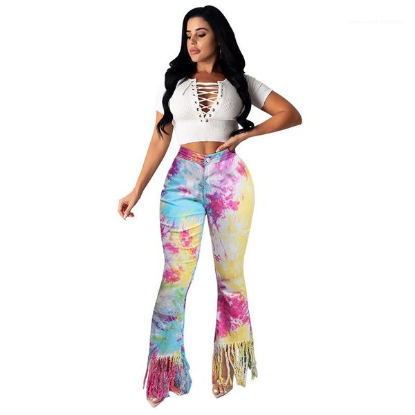 tassel jeans mid wiast zipper fiy boot cut pants ladies high street wear women tie dye, Blue
tassel jeans mid wiast zipper fiy boot cut pants ladies high street wear women tie dye, Blue