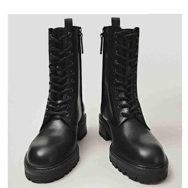 2021 england vintage fashion cowhide high boots motorcycle ankle boots women zippers botas mujer shoes women1, Black
2021 england vintage fashion cowhide high boots motorcycle ankle boots women zippers botas mujer shoes women1, Black