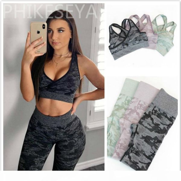 women camouflage camo yoga set sport wear seamless gym fitness clothing booty yoga leggings + sport bra gym sport suit femme mx200329, Gray
women camouflage camo yoga set sport wear seamless gym fitness clothing booty yoga leggings + sport bra gym sport suit femme mx200329, Gray