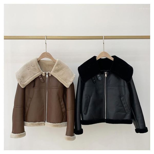 the new winter 2021 spanish imported lambs wool fur fur coat young one female leather motorcycle wind1, Black
the new winter 2021 spanish imported lambs wool fur fur coat young one female leather motorcycle wind1, Black
