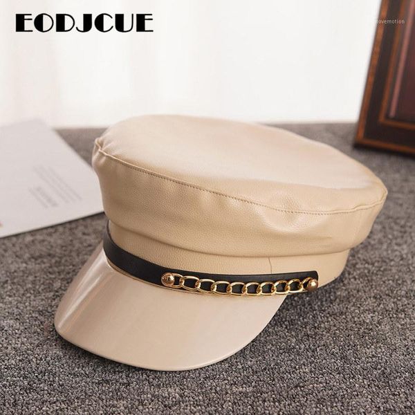 fashion hat autumn winter sailor hat for women men flat captain cap pu leather beret korean fashion navy cap1, Blue;gray
fashion hat autumn winter sailor hat for women men flat captain cap pu leather beret korean fashion navy cap1, Blue;gray