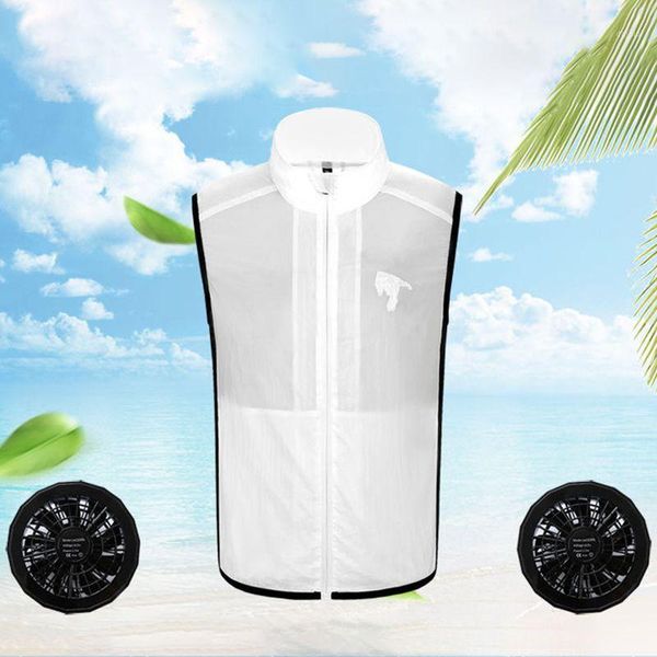 men's summer sports vest cooling fan running vest smart air conditioner camping clothing sun protection clothing1, Black;blue
men's summer sports vest cooling fan running vest smart air conditioner camping clothing sun protection clothing1, Black;blue