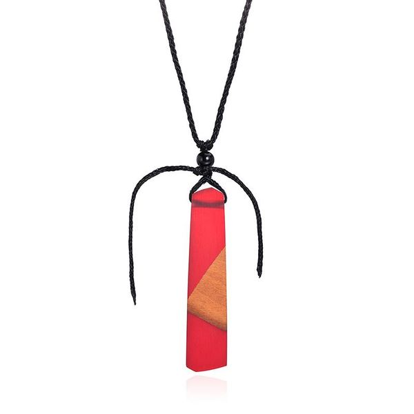 2020 fashion men's and women's handmade jewelry gift black braided rope retro resin wood pendant necklace, Silver
2020 fashion men's and women's handmade jewelry gift black braided rope retro resin wood pendant necklace, Silver