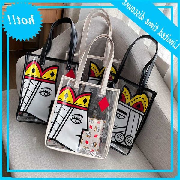 transparent women's street trend single shoulder bag pattern creative printed handbag
transparent women's street trend single shoulder bag pattern creative printed handbag