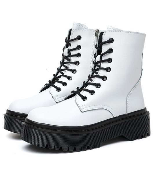 genuine leather boots goth shoes women chunky heels bottine femme zapatillas mujer n3np, Black
genuine leather boots goth shoes women chunky heels bottine femme zapatillas mujer n3np, Black