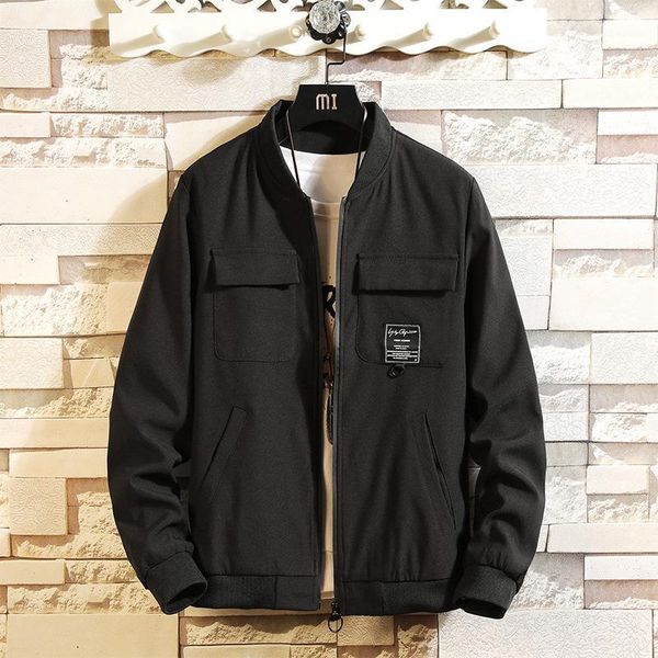 multi-pocket stand collar bomber jacket coat men 2021 autumn new regular fit quality solid patches casual mens jackets and coats1, Black;brown
multi-pocket stand collar bomber jacket coat men 2021 autumn new regular fit quality solid patches casual mens jackets and coats1, Black;brown