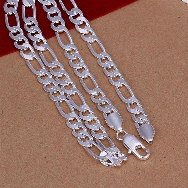 wholesale wedding noble women men 8mm chain man charm silver color necklace fashion jewelry cute n018 h sqcpll
wholesale wedding noble women men 8mm chain man charm silver color necklace fashion jewelry cute n018 h sqcpll