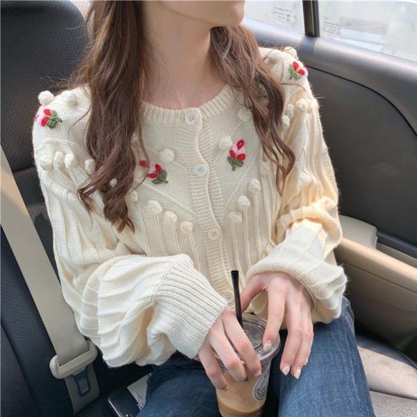preppy style autumn loose cardigans sweet knitted clothes women sweaters fashion brand floral o-neck ladies moda feminina1, White
preppy style autumn loose cardigans sweet knitted clothes women sweaters fashion brand floral o-neck ladies moda feminina1, White