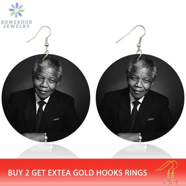 somesoor black history hero famous leader african wooden drop earrings afro president mandela painted wood jewelry as women gift, Silver
somesoor black history hero famous leader african wooden drop earrings afro president mandela painted wood jewelry as women gift, Silver