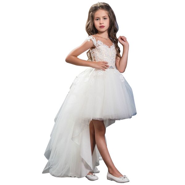 front short long back little girls pageant dresses puffy kids ball gowns easter wedding party toddler flower girl prom dresses, Red;yellow
front short long back little girls pageant dresses puffy kids ball gowns easter wedding party toddler flower girl prom dresses, Red;yellow