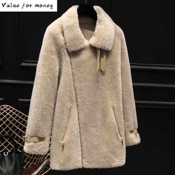 fur real coat female wool jacket korean vintage autumn winter coat women clothes 2021 sheep shearling suede lining zt3924, Black
fur real coat female wool jacket korean vintage autumn winter coat women clothes 2021 sheep shearling suede lining zt3924, Black