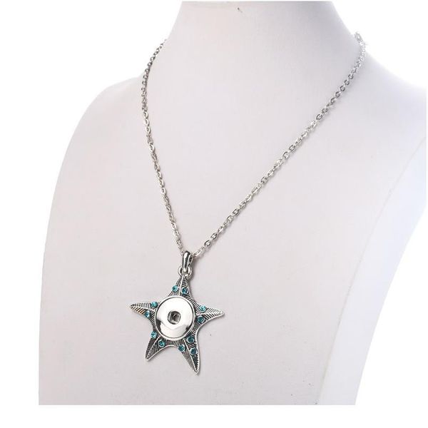new fashion starfish necklace rhinestones snap button pendant pearl necklace fit 18mm buttons charm fashion women bbyrwt, Silver
new fashion starfish necklace rhinestones snap button pendant pearl necklace fit 18mm buttons charm fashion women bbyrwt, Silver