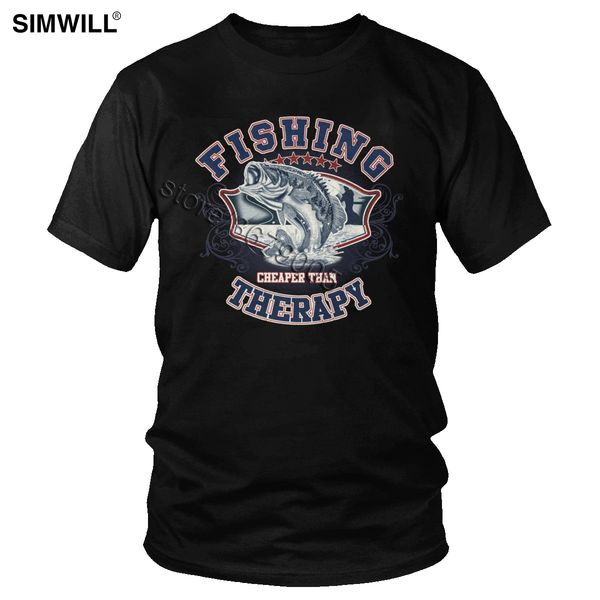 sport brand men's cotton funny fishing r than therapy t shirts short sleeves love fish graphic t-shirt fisherman gift casual tee 
sport brand men's cotton funny fishing r than therapy t shirts short sleeves love fish graphic t-shirt fisherman gift casual tee