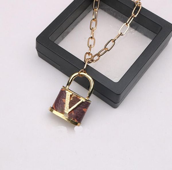 pendant necklaces fashion brand letter pendant necklaces luxury mens womens golden chain geometric 18k gold plated lock necklace sweater cha, Silver
pendant necklaces fashion brand letter pendant necklaces luxury mens womens golden chain geometric 18k gold plated lock necklace sweater cha, Silver