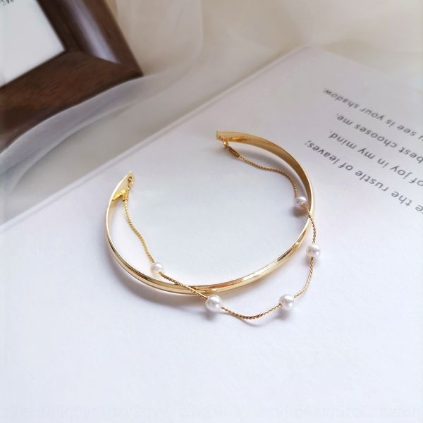 4etg0 japanese new korean personality minority braceletnational double-layer and bracelet simple braceletpearl jewelry red net temperament b, Golden;silver
4etg0 japanese new korean personality minority braceletnational double-layer and bracelet simple braceletpearl jewelry red net temperament b, Golden;silver