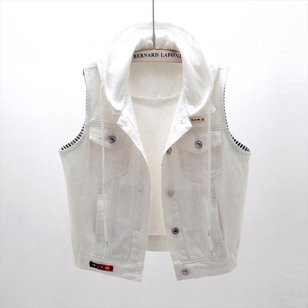 повседневный капюшоном белый denim жилеты для женщин 2020 новых корейских рукавов куртки женский гной размер жилет весна пальто gilet colete, Black;white
повседневный капюшоном белый denim жилеты для женщин 2020 новых корейских рукавов куртки женский гной размер жилет весна пальто gilet colete, Black;white