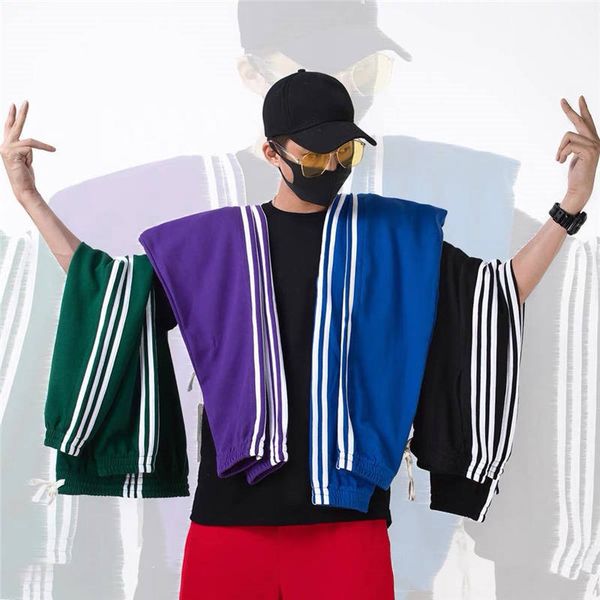 2020 cotton striped sweatpants for men and women candy ten colors casual pants all-match good quality autumn and winter sportwear size s-2xl, Black
2020 cotton striped sweatpants for men and women candy ten colors casual pants all-match good quality autumn and winter sportwear size s-2xl, Black