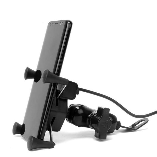 universal x grip hex waterproof bracket motorcycle motorbike phone holder mount clamp + usb fast charge
universal x grip hex waterproof bracket motorcycle motorbike phone holder mount clamp + usb fast charge
