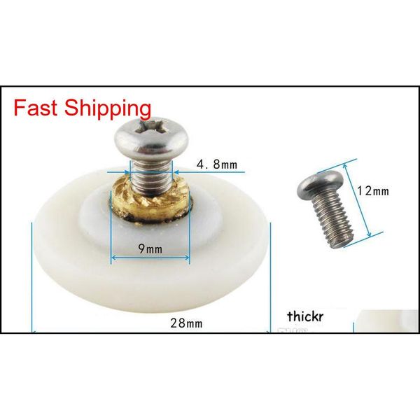 28mm nylon shower room pulley glass sliding door roller hanging round wheel household hardware qylcue bdenet
28mm nylon shower room pulley glass sliding door roller hanging round wheel household hardware qylcue bdenet