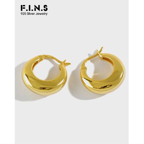 f.i.n.s real 925 sterling silver earrings hoops simple arc-shaped round circle earrings geometry fashion fine jewelry, Golden;silver
f.i.n.s real 925 sterling silver earrings hoops simple arc-shaped round circle earrings geometry fashion fine jewelry, Golden;silver