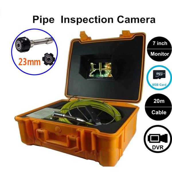 waterproof diameter 23mm camera head drain sewer industrial endoscope 7inch hd display 20mm cable reel with dvr function
waterproof diameter 23mm camera head drain sewer industrial endoscope 7inch hd display 20mm cable reel with dvr function