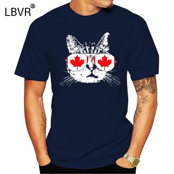 men t shirt canada flag canadian cat sunglasses women t-shirt sport hooded sweatshirt hoodie