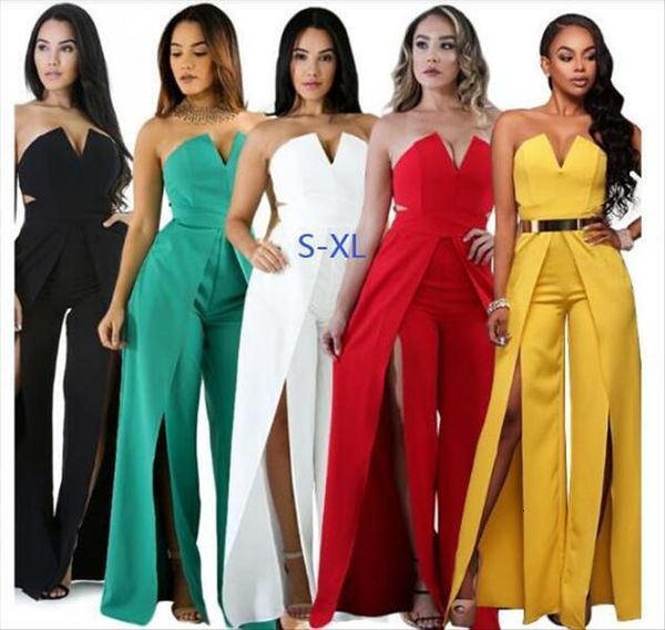 elegant evening strapless jumpsuit boot cut pants romper thigh high split party occasion yellow white wide leg jumpsuits, Black;white
elegant evening strapless jumpsuit boot cut pants romper thigh high split party occasion yellow white wide leg jumpsuits, Black;white