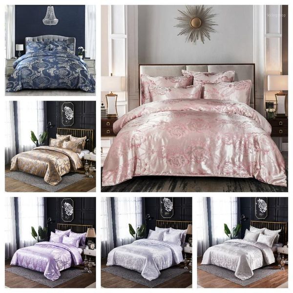 2020 new comforter bedding sets tencel silk luxury duvet cover bed sheet king double blue jacquard bed linens set1
2020 new comforter bedding sets tencel silk luxury duvet cover bed sheet king double blue jacquard bed linens set1