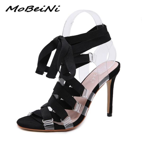 dress shoes mobeini party wedding women high heels gladiator sandals clear woman ankle cross strap stilettos nightclub sexy, Black
dress shoes mobeini party wedding women high heels gladiator sandals clear woman ankle cross strap stilettos nightclub sexy, Black