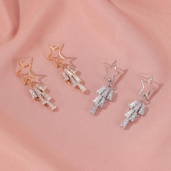 qw-eh028 womens fashion korean earrings jewelry for women gift star tassel earrings for women 2020 dangle, Silver
qw-eh028 womens fashion korean earrings jewelry for women gift star tassel earrings for women 2020 dangle, Silver