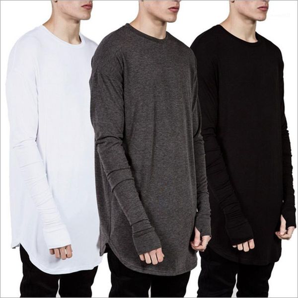 men's t-shirts sell thumb hole cuffs t-shirt men fashion round neck street style solid color t shirt long hip-hop casual t-shirt1, White;black
men's t-shirts sell thumb hole cuffs t-shirt men fashion round neck street style solid color t shirt long hip-hop casual t-shirt1, White;black