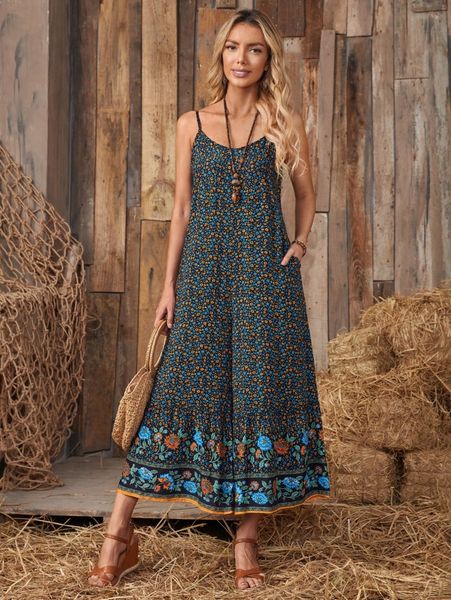 emery rose ditsy floral wide leg slip jumpsuit 04s9#, White
emery rose ditsy floral wide leg slip jumpsuit 04s9#, White