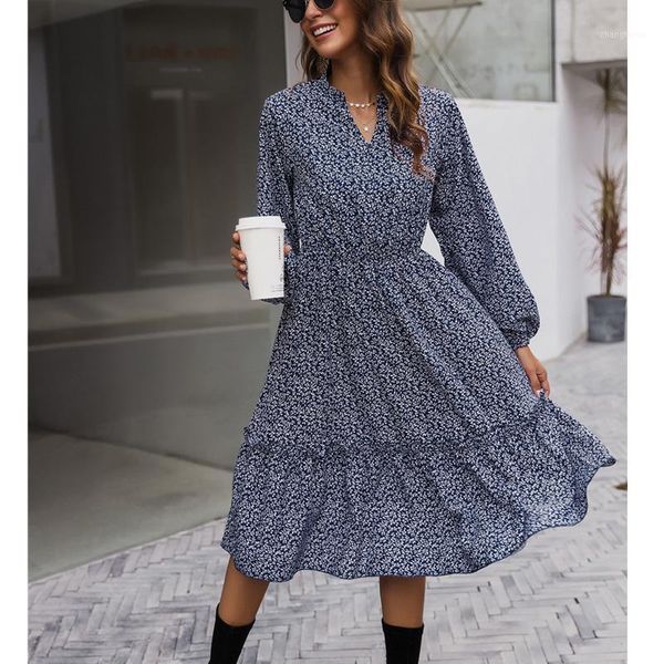 floral print shirt dress woman new autumn ruffle long sleeve v neck elegant casual beach holiday female midi dress vestidos1, Black;gray
floral print shirt dress woman new autumn ruffle long sleeve v neck elegant casual beach holiday female midi dress vestidos1, Black;gray