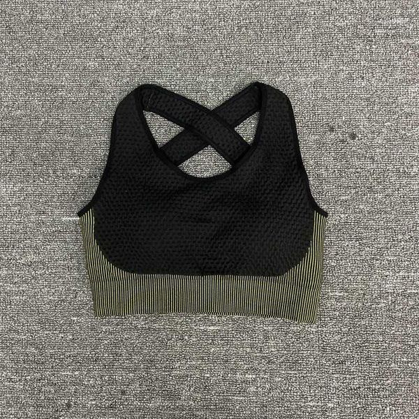 gym clothing back padded sports bras cross straps yoga sport bra female shockproof breathable fitness running vest, White;black
gym clothing back padded sports bras cross straps yoga sport bra female shockproof breathable fitness running vest, White;black