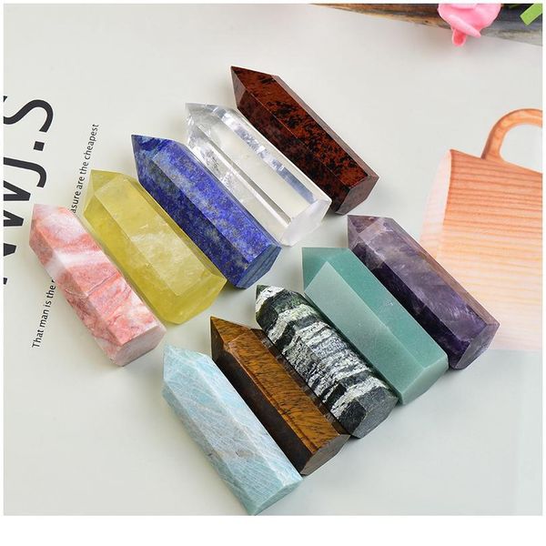 1pc natural crystal column quartz rock mineral specimen crystal point quartz rainbow wand home decor reiki healing ener qylzhj, Black
1pc natural crystal column quartz rock mineral specimen crystal point quartz rainbow wand home decor reiki healing ener qylzhj, Black