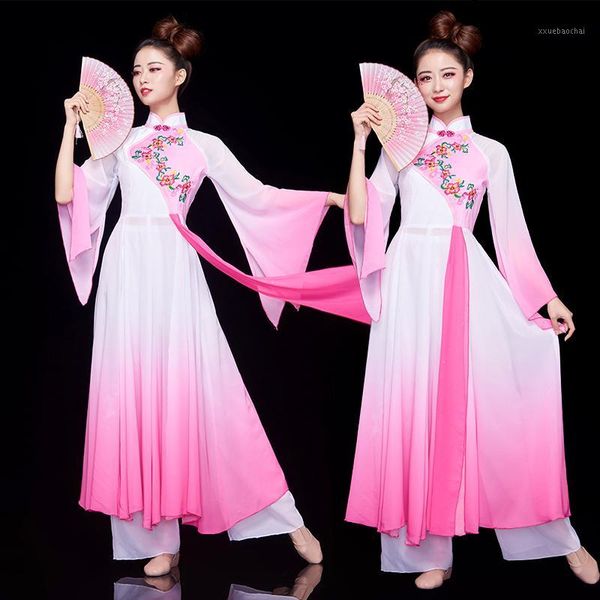 fan dance performance yangko clothing new elegant classical dance costumes female national chinese style1, Black;red
fan dance performance yangko clothing new elegant classical dance costumes female national chinese style1, Black;red