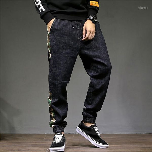 men's pants men jeans leisure spring autumn loose stretch harlan beamed fashion men's clothing drop 20211, Black
men's pants men jeans leisure spring autumn loose stretch harlan beamed fashion men's clothing drop 20211, Black