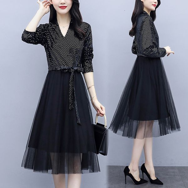 womens v-neck mesh plus size dressed long sleeve skater beach swing thin party dresses casual 342d, Black;gray
womens v-neck mesh plus size dressed long sleeve skater beach swing thin party dresses casual 342d, Black;gray