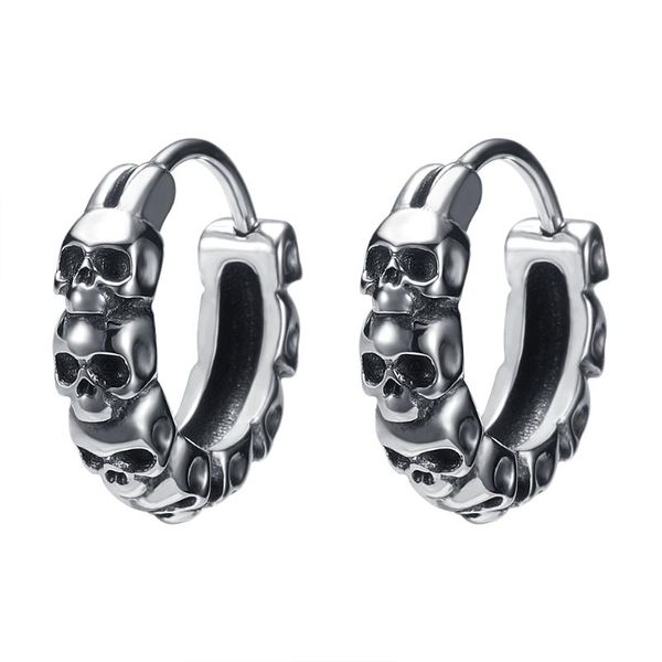zs 1 pair punk rock style earrings fashion stainless steel ear rings skull steel earrings for men style piercing, Golden;silver
zs 1 pair punk rock style earrings fashion stainless steel ear rings skull steel earrings for men style piercing, Golden;silver