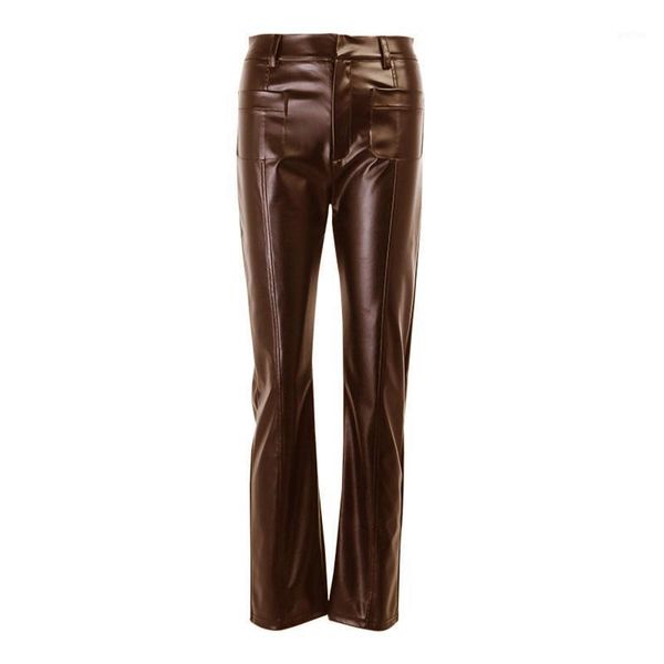 women autumn faux leather straight pants high waist pocket loose trousers women pants high waist pocket loose trousers1, Black;white
women autumn faux leather straight pants high waist pocket loose trousers women pants high waist pocket loose trousers1, Black;white